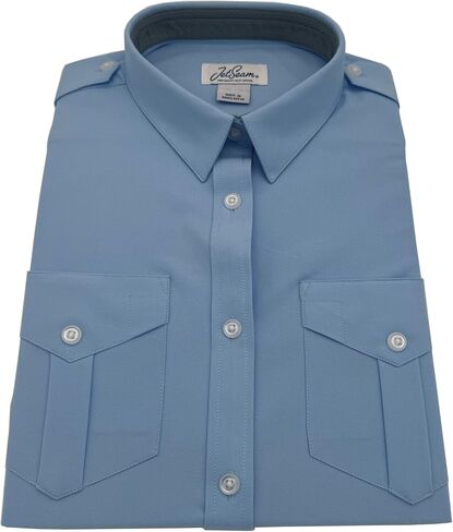 Women's White Label Short Sleeve Pilot Shirt in Saudi Arabia