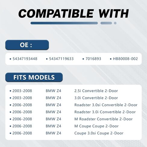 محرك مضخة السقف الهيدروليكية القابلة للتحويل المتوافقة مع BMW Z4 E85 2003 2004 2005 2006 2007 2008 ، مع قوس ، استبدل# 54347193448 54347119633 in Saudi Arabia