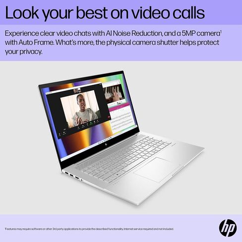HP Envy 17.3" FHD Touchscreen Laptop, Intel Ultra 7 155H Processor, 16GB RAM, 1.28TB Storage(1TB SSD+288GB Docking Station Set), Intel Arc Graphics, Numeric Keypad, Windows 11 Pro, Glacier Silver in Saudi Arabia