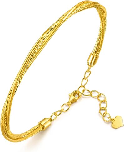 Sang Sang Sang 999 24K Solid Gold Round Bracelet Open Bangle للنساء 15 سم 95622 كيلو كل واحد تقريبًا. 12.72g الذهب in Saudi Arabia