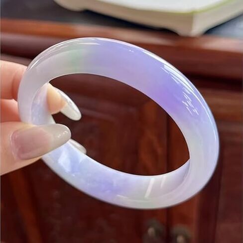URED Natural Jade Bangle Bracelet for Women Green Jade Bracelet Good Luck Bracelet Feng Shui Bangle Woman Jade Stone Bangle Bracelet in Saudi Arabia
