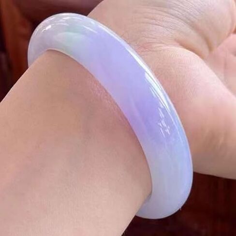 URED Natural Jade Bangle Bracelet for Women Green Jade Bracelet Good Luck Bracelet Feng Shui Bangle Woman Jade Stone Bangle Bracelet in Saudi Arabia