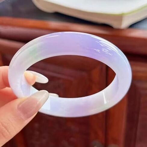 URED Natural Jade Bangle Bracelet for Women Green Jade Bracelet Good Luck Bracelet Feng Shui Bangle Woman Jade Stone Bangle Bracelet in Saudi Arabia
