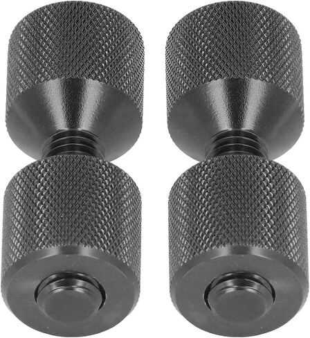 Flange Alignment Pin 2PCS Flange Alignment Pins Two Hole Thread 6061 Aluminum for 0.5 to 14in with Lightweight Ergonomic Design (Black) in Kuwait