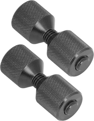 Flange Alignment Pin 2PCS Flange Alignment Pins Two Hole Thread 6061 Aluminum for 0.5 to 14in with Lightweight Ergonomic Design (Black) in Kuwait