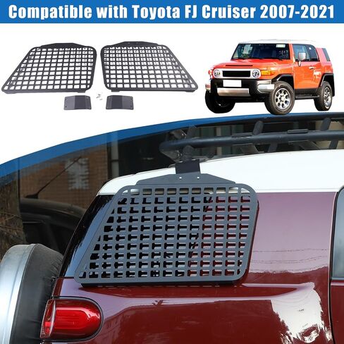 for Toyota FJ Cruiser 2007-2021 Trunk, Sundries Organizer Storage Compartment Storage Box (Outside Rear Side Window Storage Rack) in Saudi Arabia
