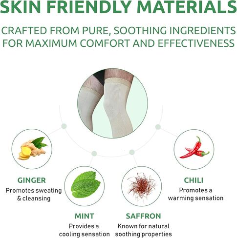 حزمة راحة الركبة: بقع عشبية دافئة (48 عدد) + بقع ركبة تسخين ذاتيا (12 عدد) مع 2 أكمامان-دعم طبيعي ، طويل الأمد للتخفيف والاسترخاء المهدئين in Kuwait