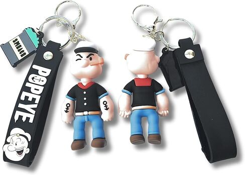 Popeye Keychain, Kids Keychain, Keychain for gift, Bag Pendant, car decoration in Saudi Arabia