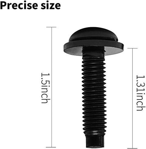 Set of 6 OEM-Style Extra Long M8 Torx Screws Bolts for 2007-2018 Jeep Wrangler JK for LED Light Brackets on Pillars, Windshield Frame, Hinges, Hard Full Doors, Hard Door Hinges, Half Doors in Saudi Arabia