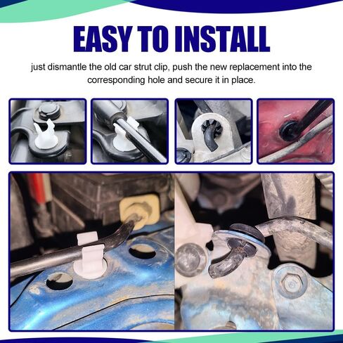 3pcs حامل قضيب الدعامة هود ، حامل محرك السيارة ، مقاطع جروم أبيض أسود ، 91503-SS0-003 91604-SD2-013 محرك السيارة مقاطع إقامة متوافقة مع Honda Accord Odyssey in Kuwait