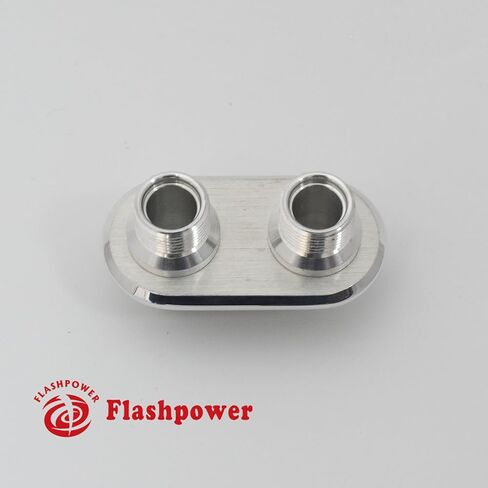 4-Port Billet Aluminum Firewall Heater & A/C Bulkhead Clear Anodized In–Line in Kuwait