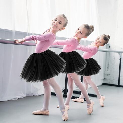 4 طبقات توتو تنورة ، تول تول للفتيات Tulle Fluffy Ballet Dress Skirt Baby Toddler Tutus in Saudi Arabia