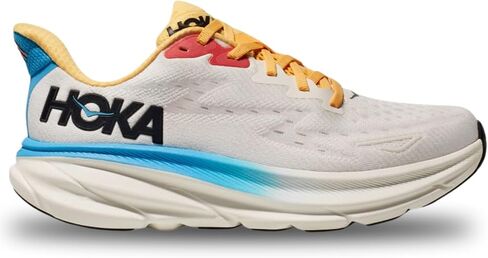 Hoka One One Clifton 9 1127896-BSW Textile Womens Trainers - Blanc De Blanc Swim Day - 10 US in Saudi Arabia