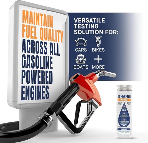 مجموعة اختبار الإيثانول القابلة لإعادة الاستخدام من فورتيفو (عبوة من قطعتين) - فتحة واسعة، ملصقات واضحة، وزجاجات متينة - نتائج دقيقة في 5 دقائق in Kuwait