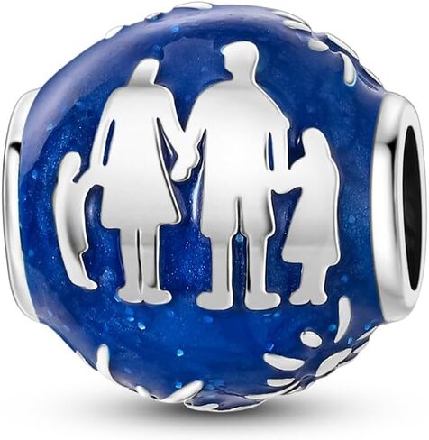 Hapour 925 Sterling Silver Charms for Bracelets Necklace European Jewelry Pendant Beads Charm for Women Mom in Saudi Arabia