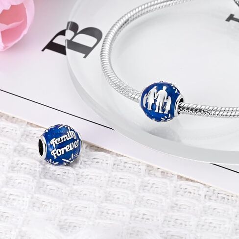 Hapour 925 Sterling Silver Charms for Bracelets Necklace European Jewelry Pendant Beads Charm for Women Mom in Saudi Arabia