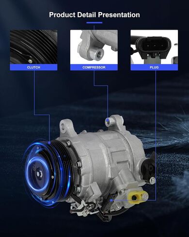 ECCPP A/C Compressor with Clutch 2012-2015 Fit for BMW X1 2.0L 2012-2016 Fit for BMW Z4 2.0L AC Compressor in Saudi Arabia