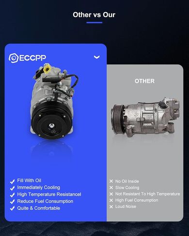 ECCPP A/C Compressor with Clutch 2012-2015 Fit for BMW X1 2.0L 2012-2016 Fit for BMW Z4 2.0L AC Compressor in Saudi Arabia