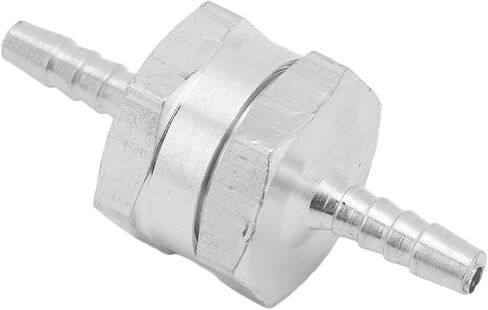 Non Return One Way Check Valve Aluminum Alloy Universal for Fuel Gasoline Oil Petrol Water (4mm) in Saudi Arabia