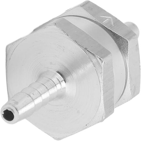 Non Return One Way Check Valve Aluminum Alloy Universal for Fuel Gasoline Oil Petrol Water (4mm) in Saudi Arabia