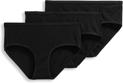Jockey Women's Underwear Organic Cotton Stretch Logo Hipster - 3 Pack in Saudi Arabia