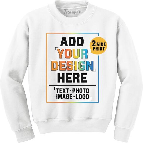 TEEAMORE Custom Youth Sweatshirt - Personalized Sweatshirt For Boys & Girls in Kuwait