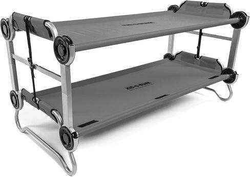 قرص O-Bed Kid-O-Bunk مع منظمين جانبيين، أسود in Kuwait