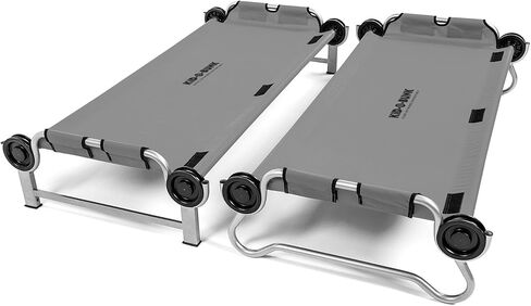 قرص O-Bed Kid-O-Bunk مع منظمين جانبيين، أسود in Kuwait