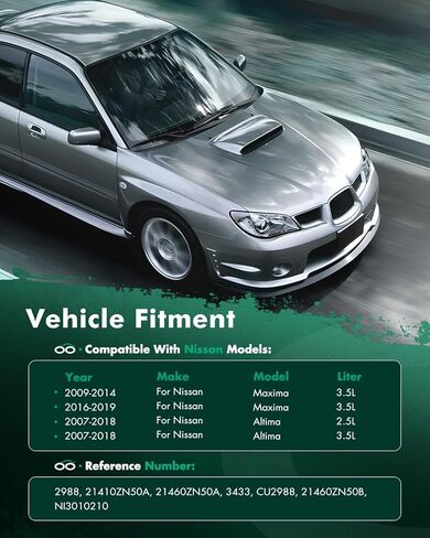 SCITOO 2988 استبدال المبرد صالح 2007-2018 لنيسان لألتيما 2.5L 3.5L 2009-2014 2016-2019 لنيسان ماكسيما 3.5L in Saudi Arabia