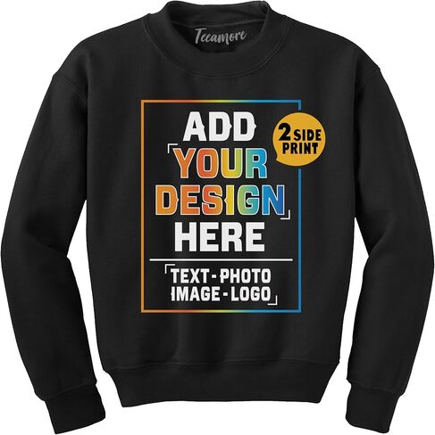 TEEAMORE Custom Youth Sweatshirt - Personalized Sweatshirt For Boys & Girls in Kuwait