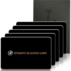 AYAIM 4-8 Pack RFID Blocking Card, safe card for wallet, NFC Debit Credit Card Passport Protector,Entire Wallet Protection Blocker Set for Men & Women in Saudi Arabia