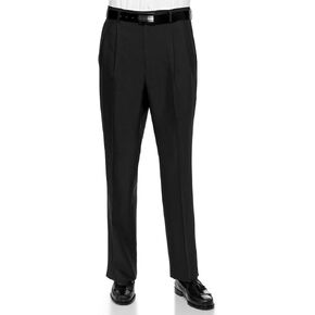 Men's Work to Weekend Pleated Front Dress Pant Finished Hem with No Cuff in Kuwait