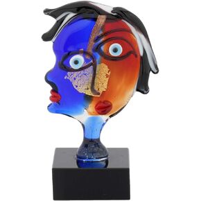 Glass Of Venice Murano Glass Picasso Head of A Woman - Small in Kuwait