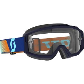 Scott USA Split OTG Goggles OSFM Royal Blue/Orange/Clear Works Lens in Saudi Arabia