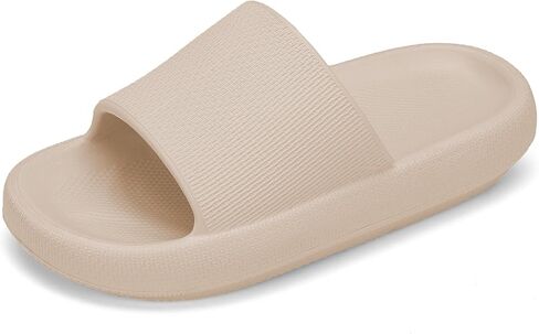 Boys and Girls Cloud Wide Slides for Kids – Non-Slip Summer Slippers Lightweight Beach, Pool, and Indoor Shower Sandals in Kuwait