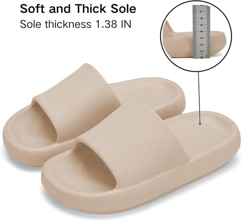 Boys and Girls Cloud Wide Slides for Kids – Non-Slip Summer Slippers Lightweight Beach, Pool, and Indoor Shower Sandals in Kuwait