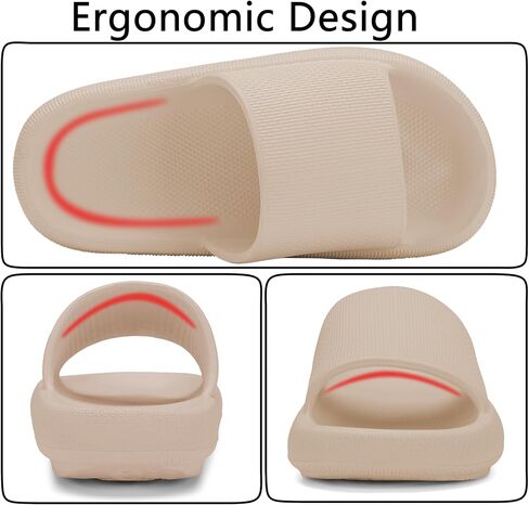 Boys and Girls Cloud Wide Slides for Kids – Non-Slip Summer Slippers Lightweight Beach, Pool, and Indoor Shower Sandals in Kuwait