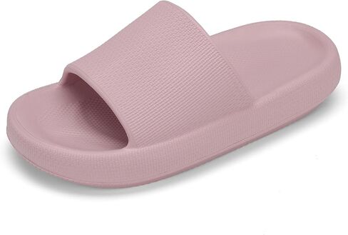 Boys and Girls Cloud Wide Slides for Kids – Non-Slip Summer Slippers Lightweight Beach, Pool, and Indoor Shower Sandals in Kuwait