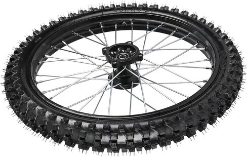 90/100-14 Rear Wheel for Dirt Bike – 1.85 x 14" Rim, Tube-Type Tire – 15mm Bearing, Fits 70cc 90cc 110cc 125cc 150cc 160cc Dirt Pit Bike, Monkey Bike, Scooter, Offroad Motorcycle in Kuwait