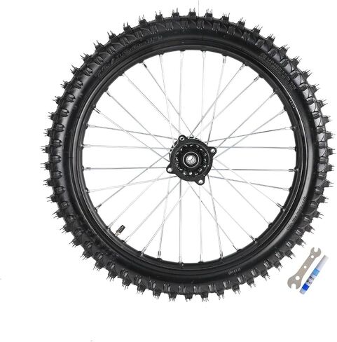 90/100-14 Rear Wheel for Dirt Bike – 1.85 x 14" Rim, Tube-Type Tire – 15mm Bearing, Fits 70cc 90cc 110cc 125cc 150cc 160cc Dirt Pit Bike, Monkey Bike, Scooter, Offroad Motorcycle in Kuwait