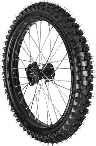 90/100-14 Rear Wheel for Dirt Bike – 1.85 x 14" Rim, Tube-Type Tire – 15mm Bearing, Fits 70cc 90cc 110cc 125cc 150cc 160cc Dirt Pit Bike, Monkey Bike, Scooter, Offroad Motorcycle in Kuwait