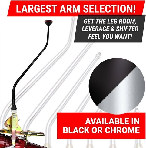 19189 Single Action Automatic Transmission Shifter Kit (8 inch Black Arm with Black Knob) in Saudi Arabia