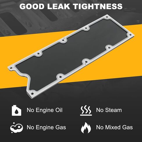 LS Gen 3 Valley Cover Plate Kit with Gasket and Seals (Bolt) Low Profile and Non Knock Sensor Hole Compatible with GM LSX LS1 LM7 LR4 LQ4 LS6 L59 LQ9 LM4 L33 Chevy GMC Silverado Sierra SUV Black in Saudi Arabia