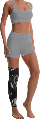 Full Leg Compression Leg Cover With Knee Protection, Women's Basketball, Running, Cycling Sports&Single Leg Sleeves in Saudi Arabia