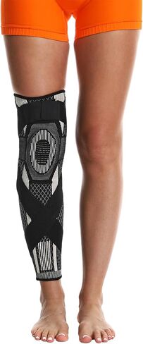 Full Leg Compression Leg Cover With Knee Protection, Women's Basketball, Running, Cycling Sports&Single Leg Sleeves in Saudi Arabia