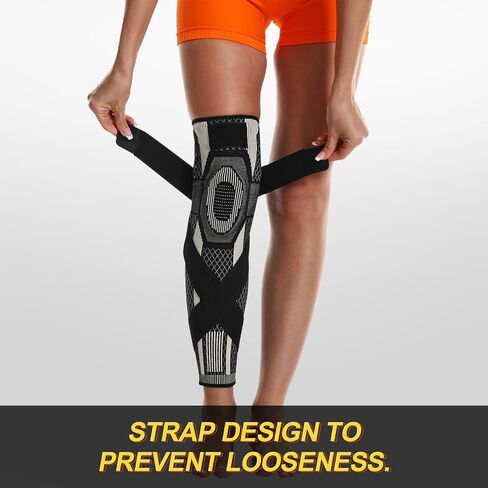Full Leg Compression Leg Cover With Knee Protection, Women's Basketball, Running, Cycling Sports&Single Leg Sleeves in Saudi Arabia