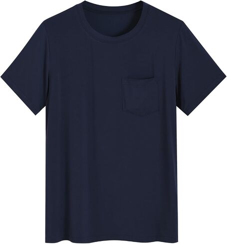 Latuza Men's Bamboo Viscose Pajama أعلى الأكمام القصيرة قميص النوم in Saudi Arabia