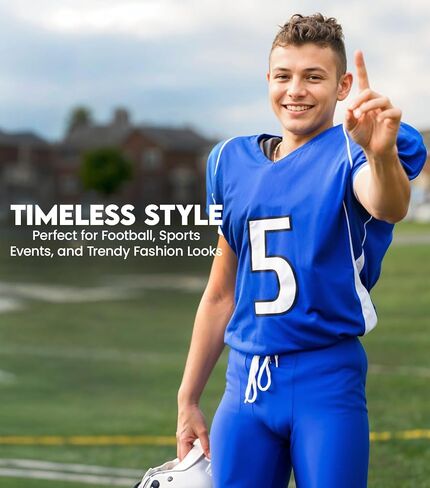 Exxact Sports Boys Football Practice Jersey - Pro-Style, Lightweight & Breathable Mesh Youth Football Jersey for Kids in Saudi Arabia