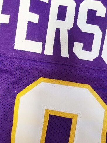 Custom Stitched Justin Jefferson Youth Purple Jersey Size Youth Small in Kuwait