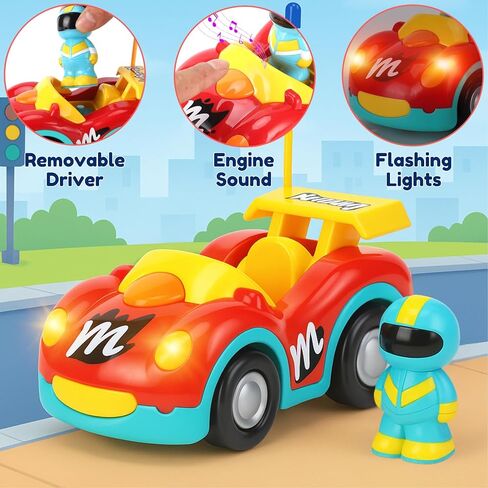 Liberty Imports My First Cartoon RC Remote Control Cars for Toddlers Ages 1-3, Radio Control Toy for Baby, Kids 18 Months+ (Police Car) in Saudi Arabia